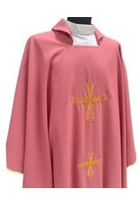 Solivari Chasuble, Rose, Mixed Linen