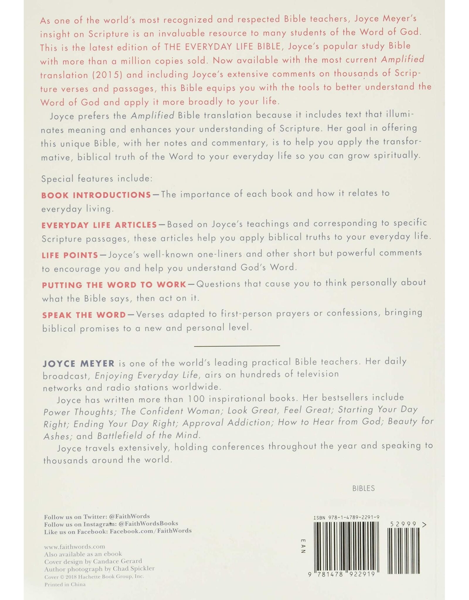 Faithworks Everyday Life Bible: Power of God's Word for Everyday Living