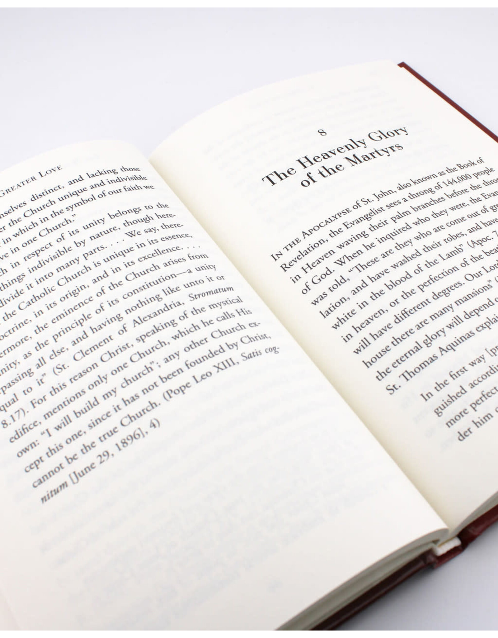 Tan Books (St. Benedict Press) No Greater Love: The True Meaning of Martyrdom