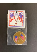Singer Adhesive Flag Medal 2"
