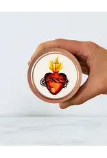 Leanne Bowen Chrism Candle, Sacred Heart Tin, 4oz