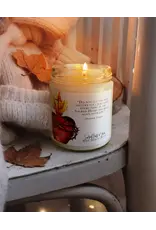 Leanne Bowen Chrism Candle, Sacred Heart Glass, 9oz