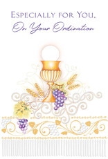 Greetings of Faith Card - Ordination, God's Blessings