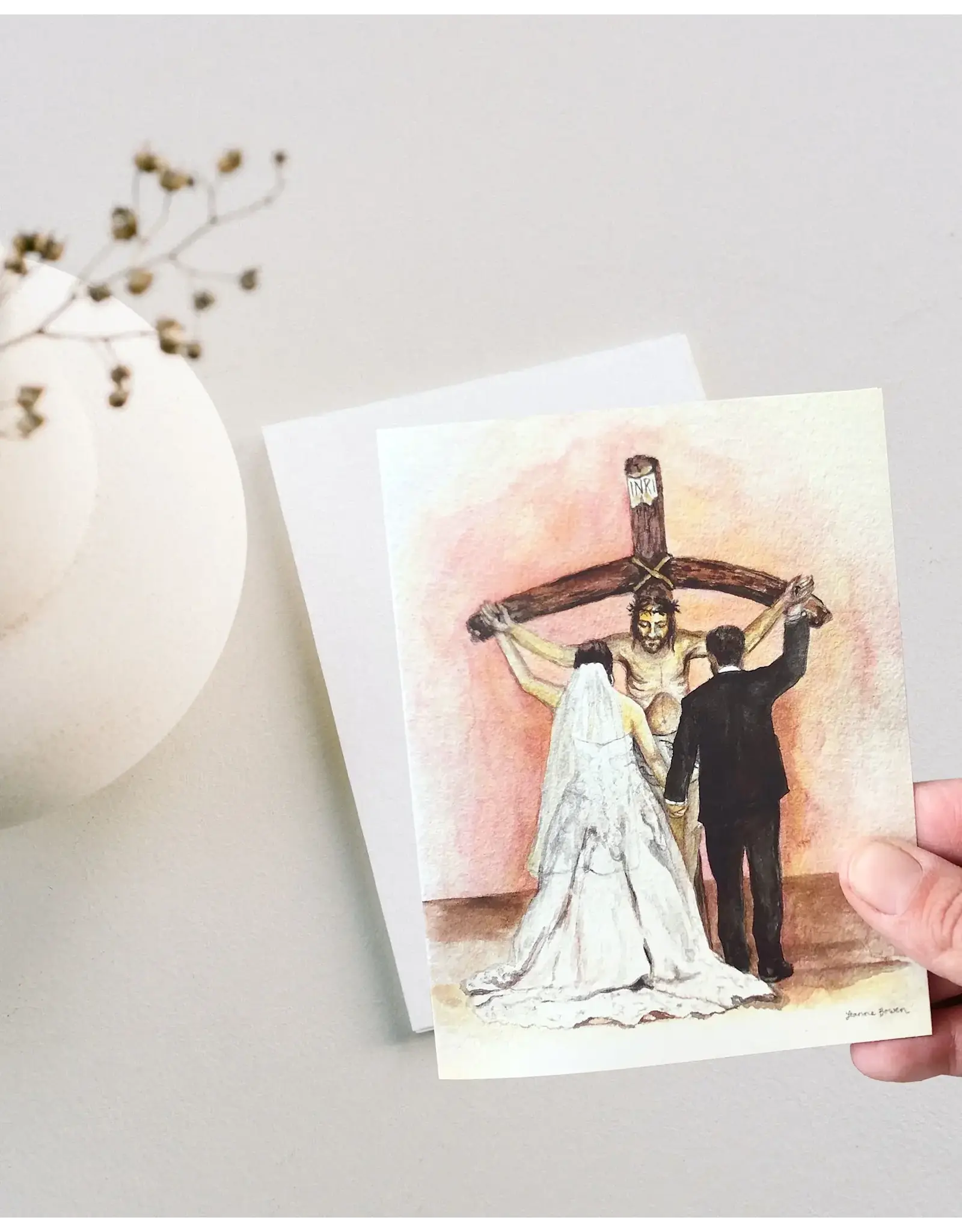 Leanne Bowen Card - Wedding, Sacrifice of Love