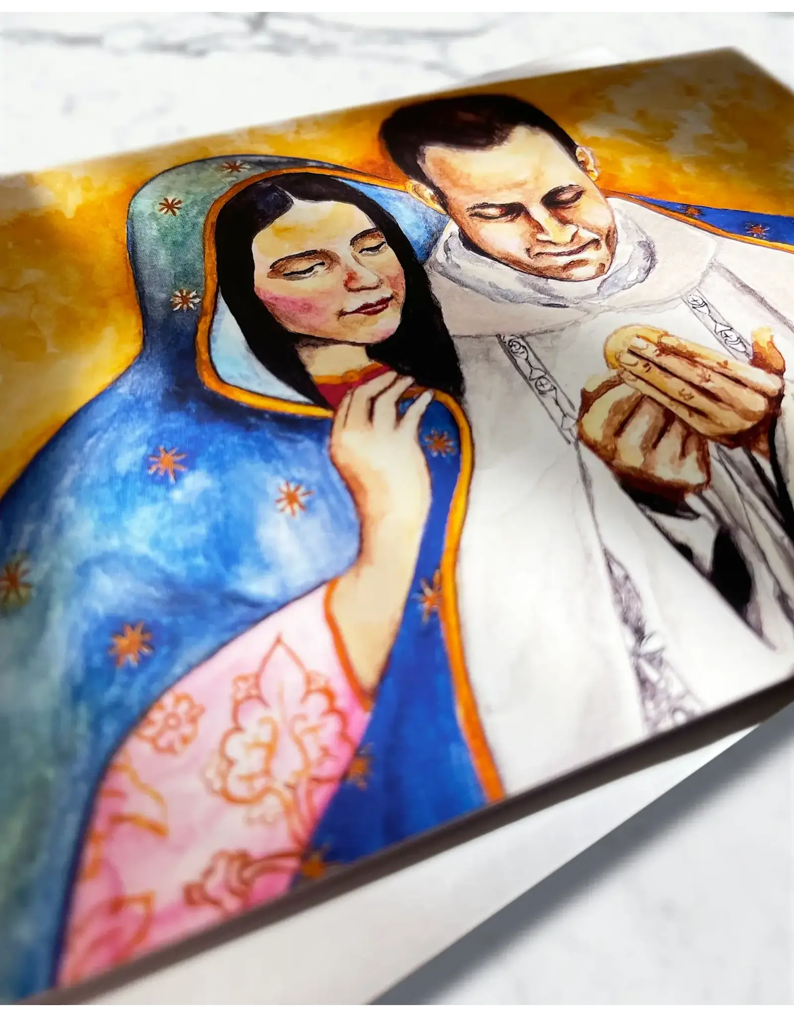 Leanne Bowen Card - Under Mary's Mantle