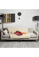 Leanne Bowen Sacred Heart of Jesus Throw Blanket