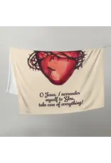Leanne Bowen Sacred Heart of Jesus Throw Blanket