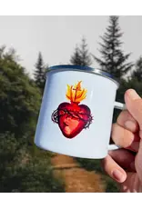 Leanne Bowen Sacred Heart of Jesus Enamel Mug