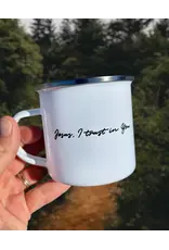 Leanne Bowen Sacred Heart of Jesus Enamel Mug