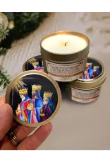 Leanne Bowen Frankincense and Myrrh Candle, Wisemen Tin