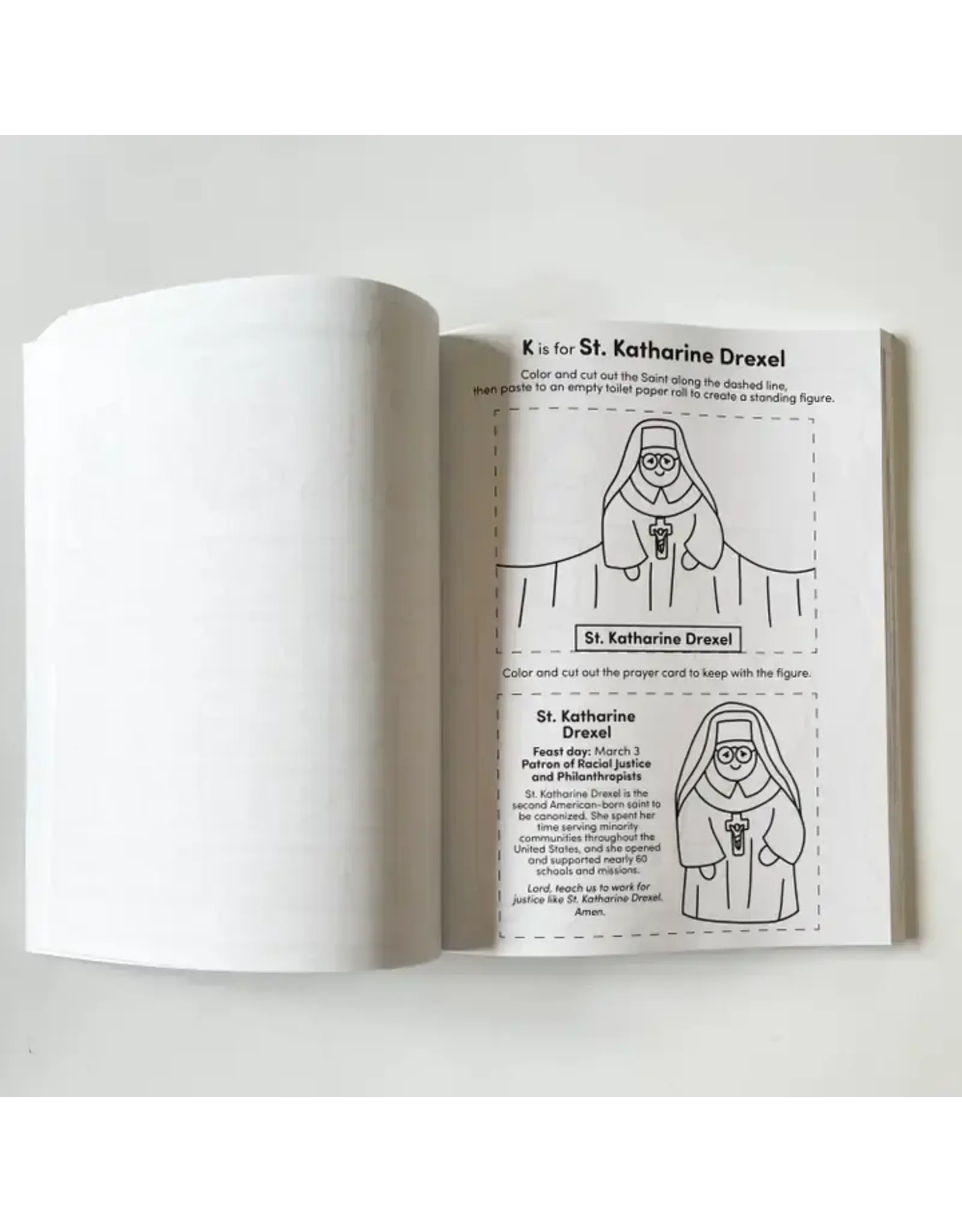 The Little Rose Shop Catholic ABC Activity Workbook (Preschool & Kindergarten)