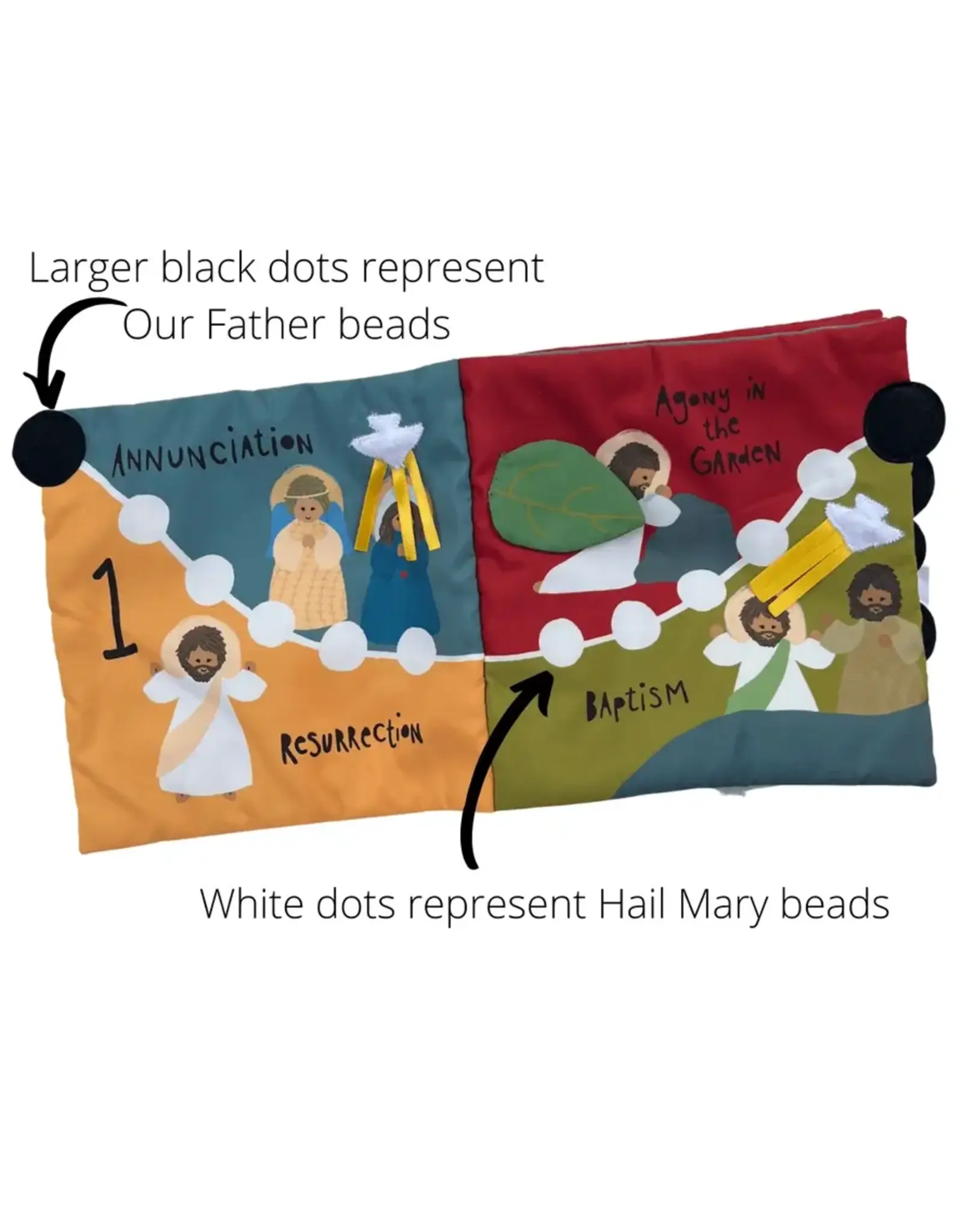 The Little Rose Shop Rosary Mass Quiet Book