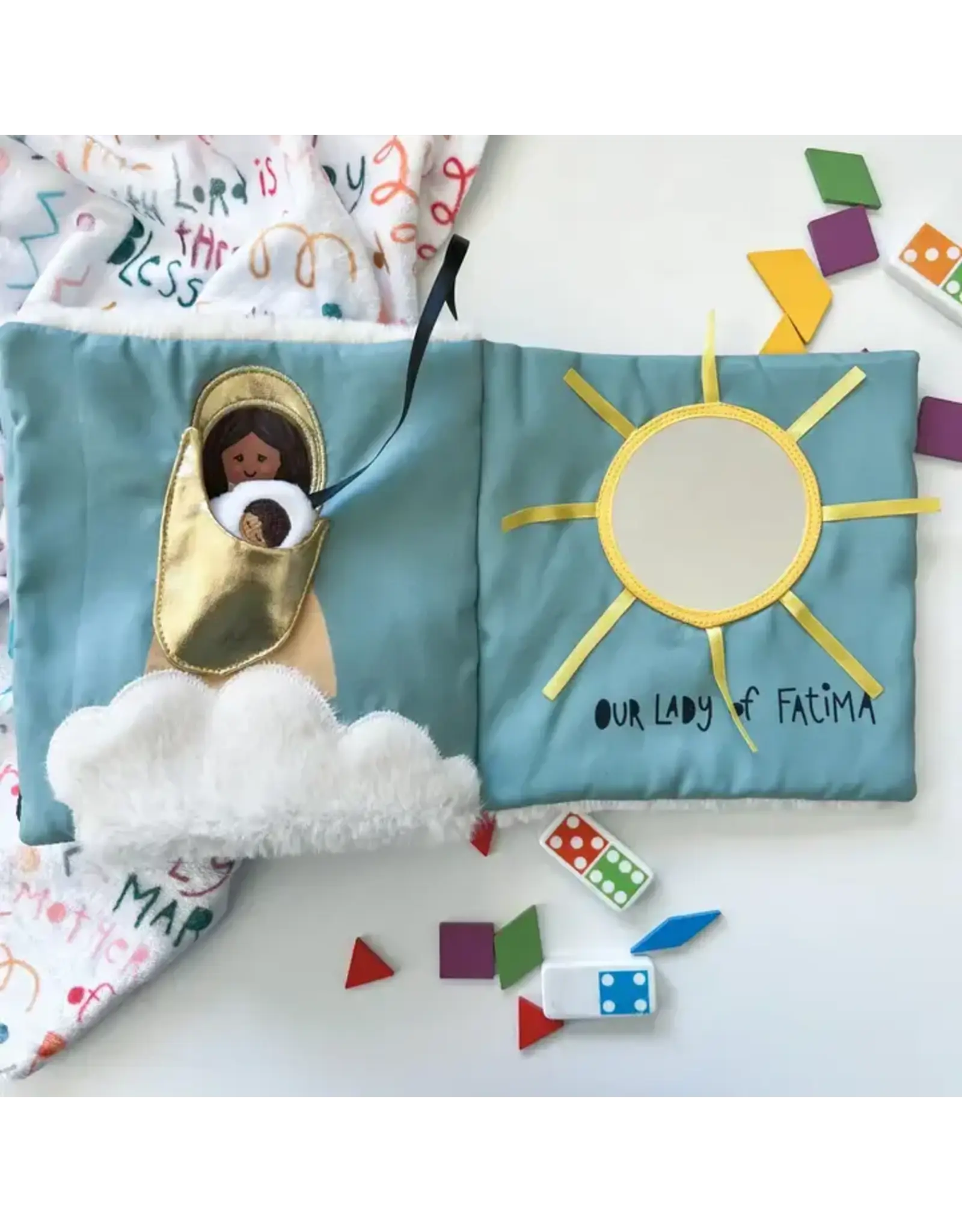 The Little Rose Shop Wrapped in Mary's Mantle Mass Quiet Book