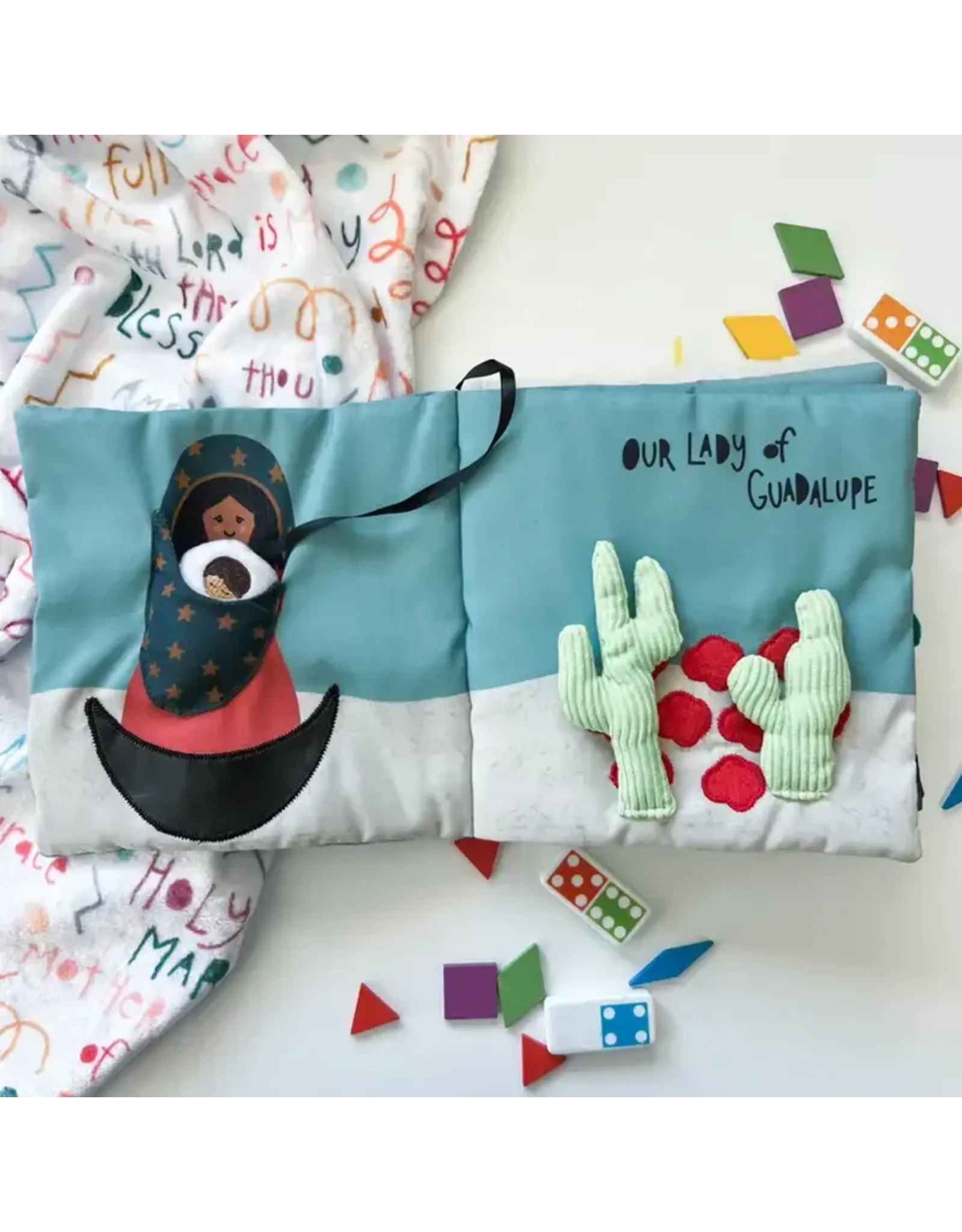 The Little Rose Shop Wrapped in Mary's Mantle Mass Quiet Book