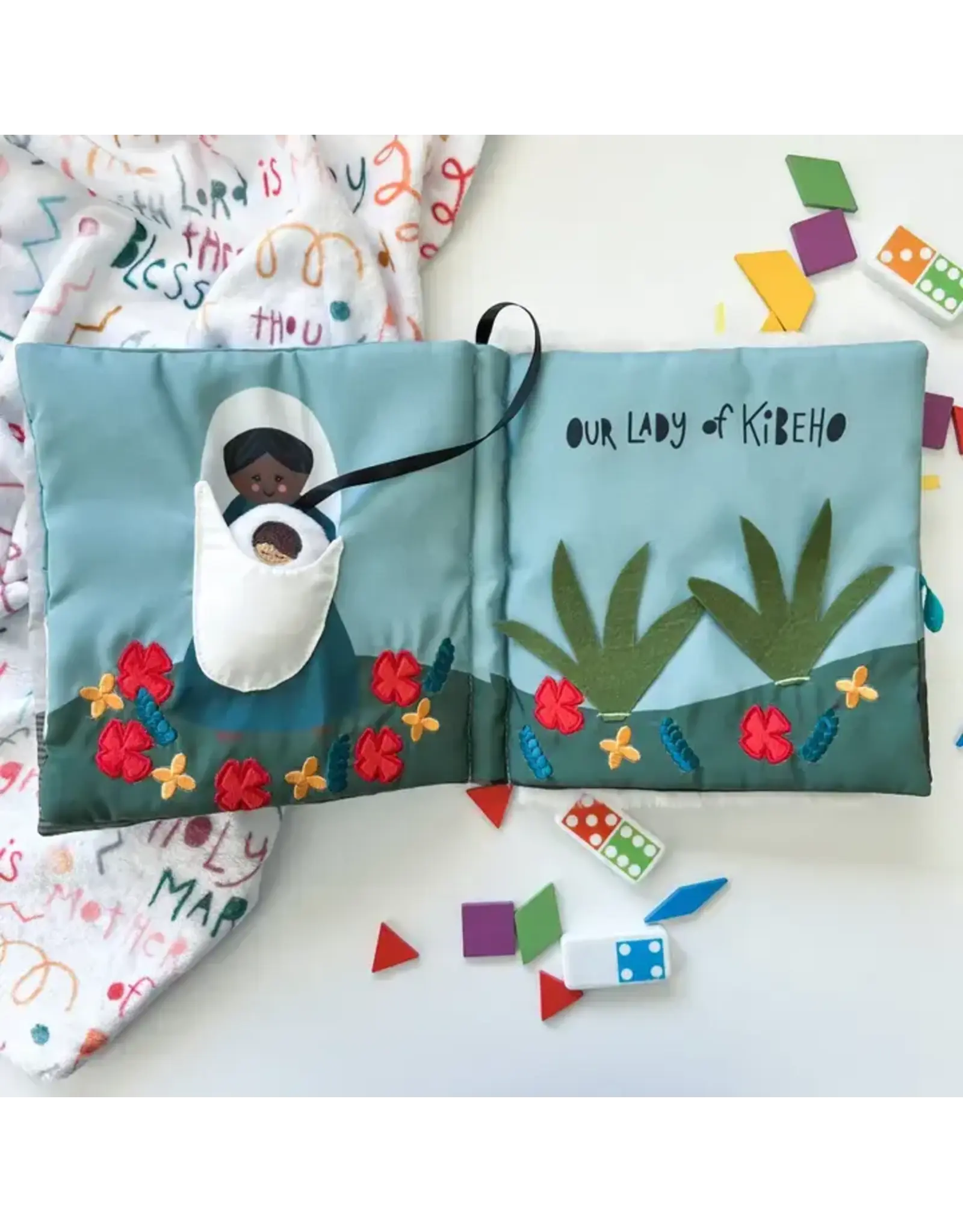 The Little Rose Shop Wrapped in Mary's Mantle Mass Quiet Book