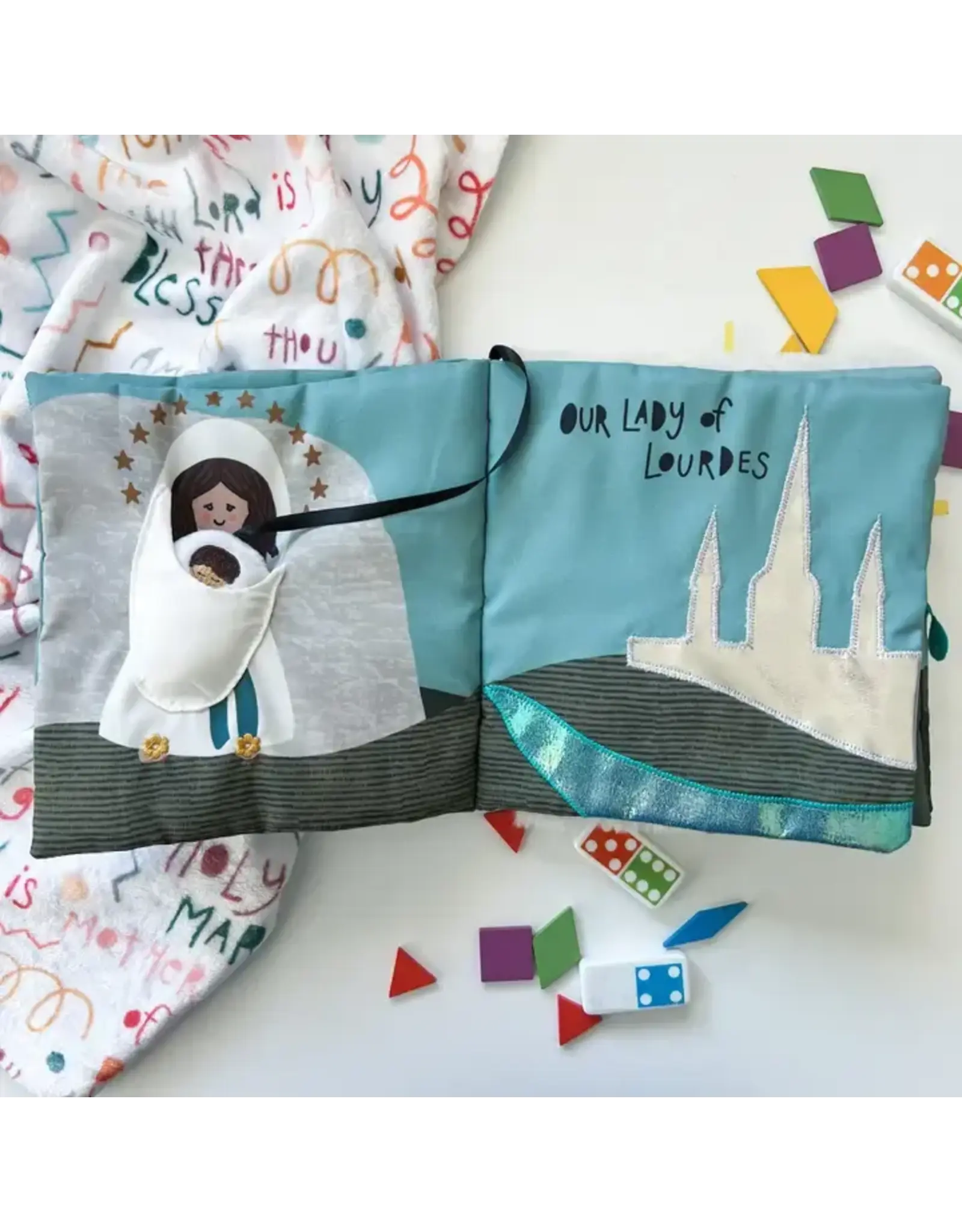 The Little Rose Shop Wrapped in Mary's Mantle Mass Quiet Book