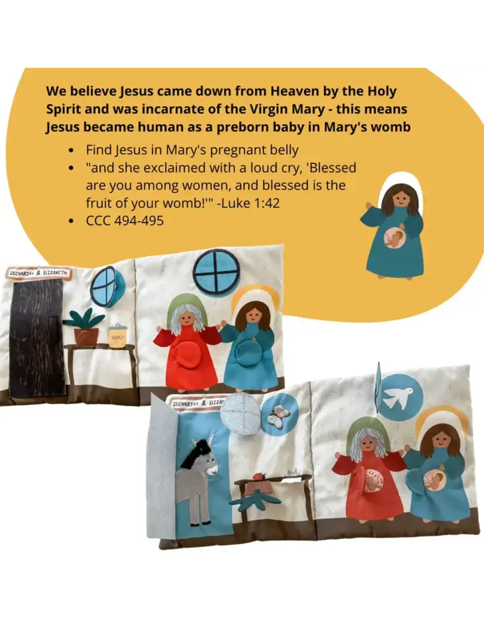 The Little Rose Shop Where Is Jesus Mass Quiet Book