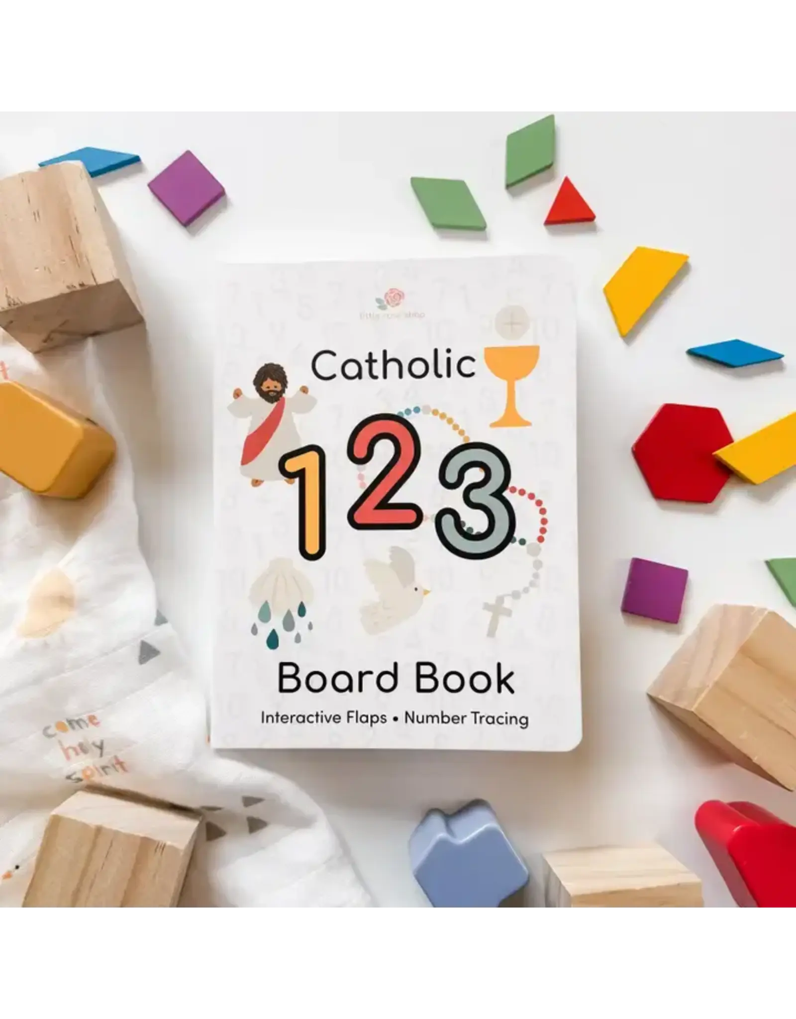 The Little Rose Shop Catholic 123 Board Book