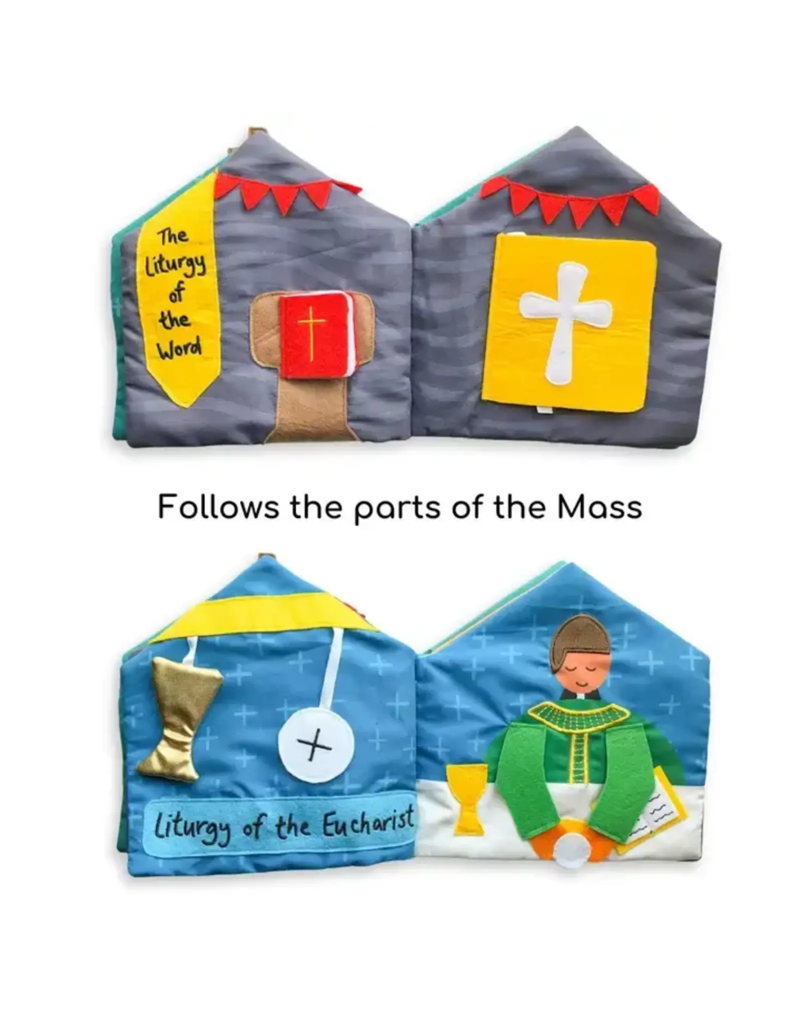 The Little Rose Shop Catholic Mass Quiet Book