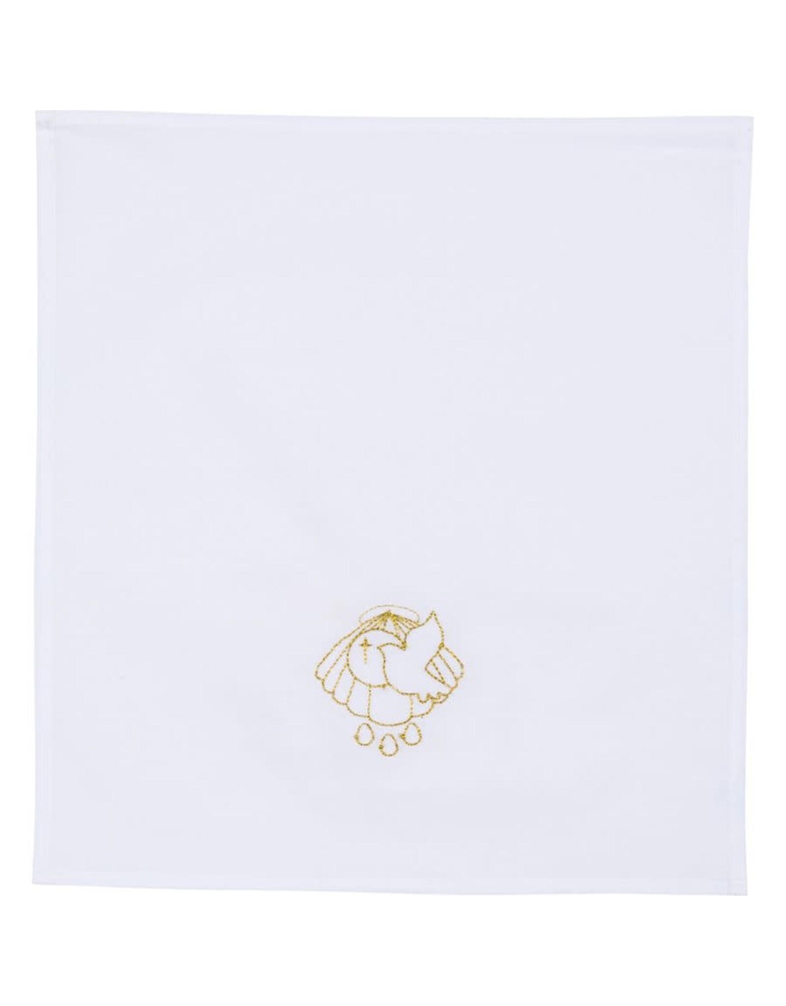 Ecclesiastical Apparel Baptism Napkin 8.75x10 Dove/Shell