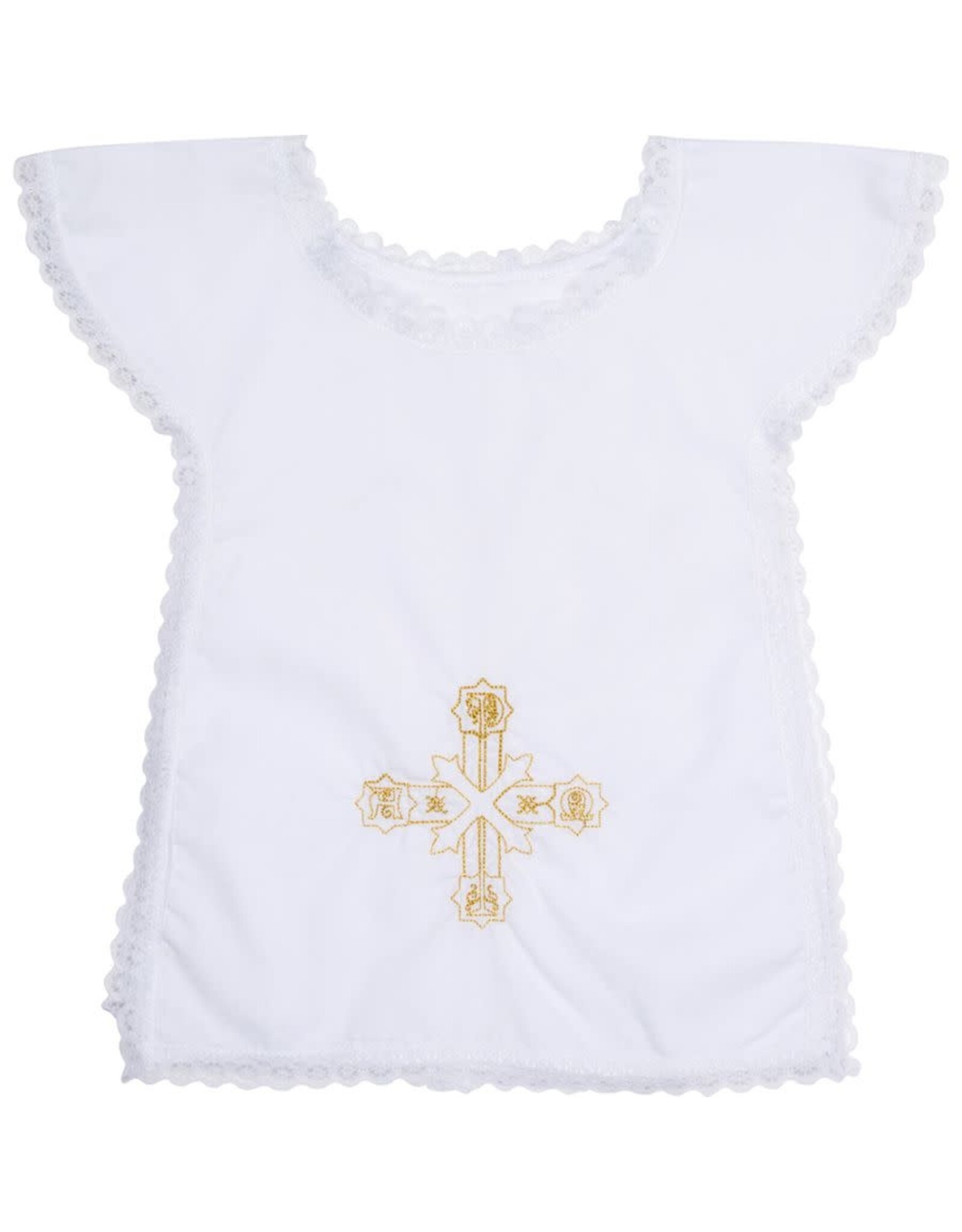 Ecclesiastical Apparel Baptism Bib Alpha/Omega Pax Cross