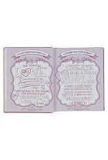 Christian Art Publishers ESV My Creative Bible for Girls -  Metallic Pink Faux Leather Journaling Bible