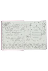 Christian Art Publishers ESV My Creative Bible for Girls -  Metallic Pink Faux Leather Journaling Bible