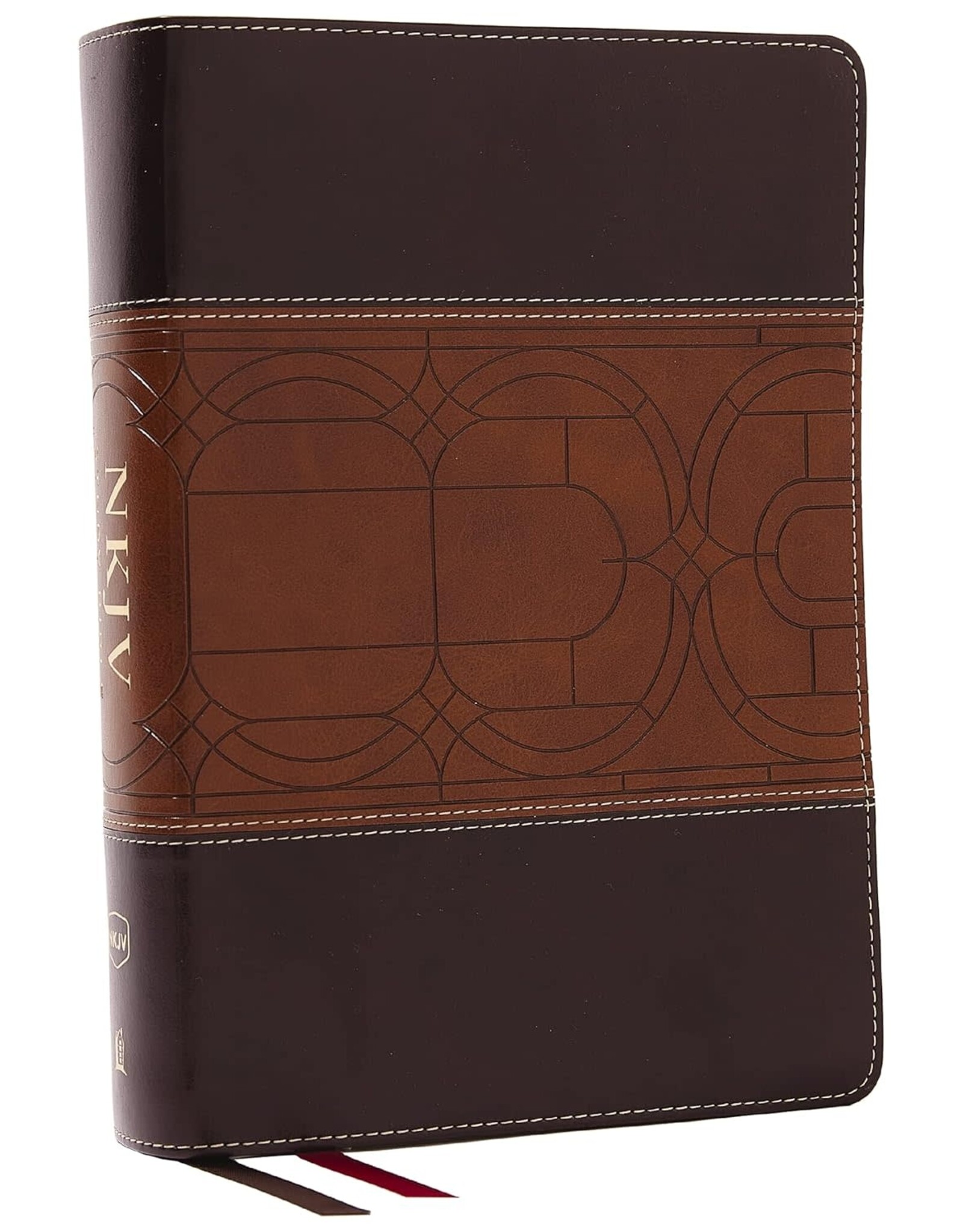 Thomas Nelson NKJV Study Bible, Comfort Print (Imitation Leather, Brown, Indexed)