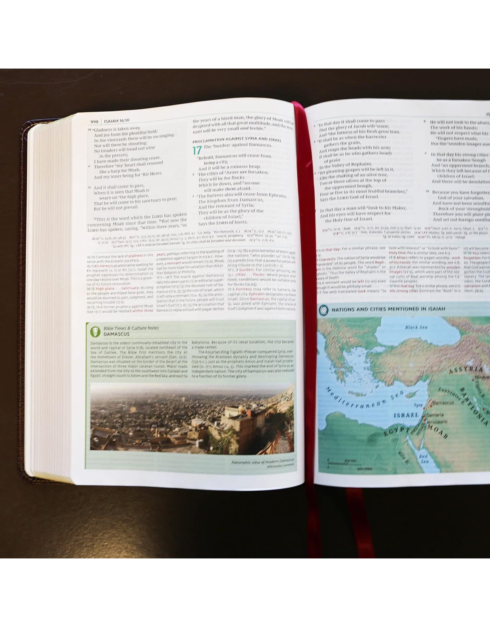 Thomas Nelson NKJV Study Bible, Comfort Print (Imitation Leather, Brown, Indexed)