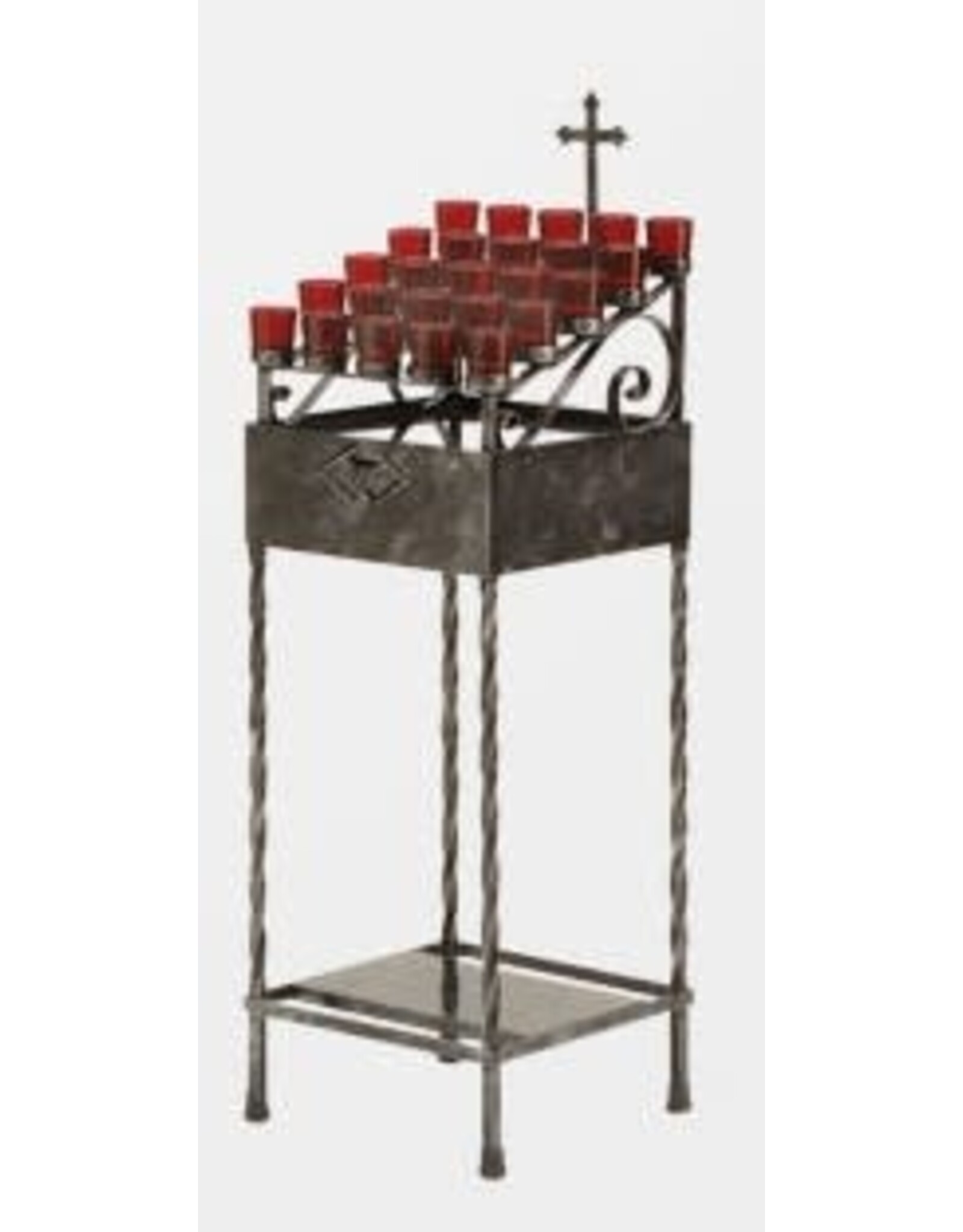 Pep Votive Light Stand, Wrought Iron, 25 Lights