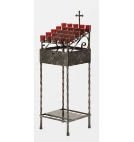 Pep Votive Light Stand, Wrought Iron, 25 Lights