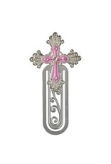 Birthstone Jeweled Cross Bookmark