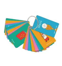 Catholic Family Crate Mass Parts Cards on Ring