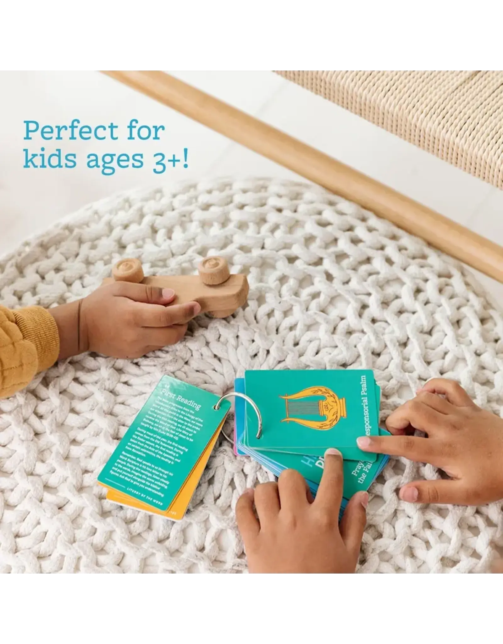 Catholic Family Crate Mass Parts Cards on Ring