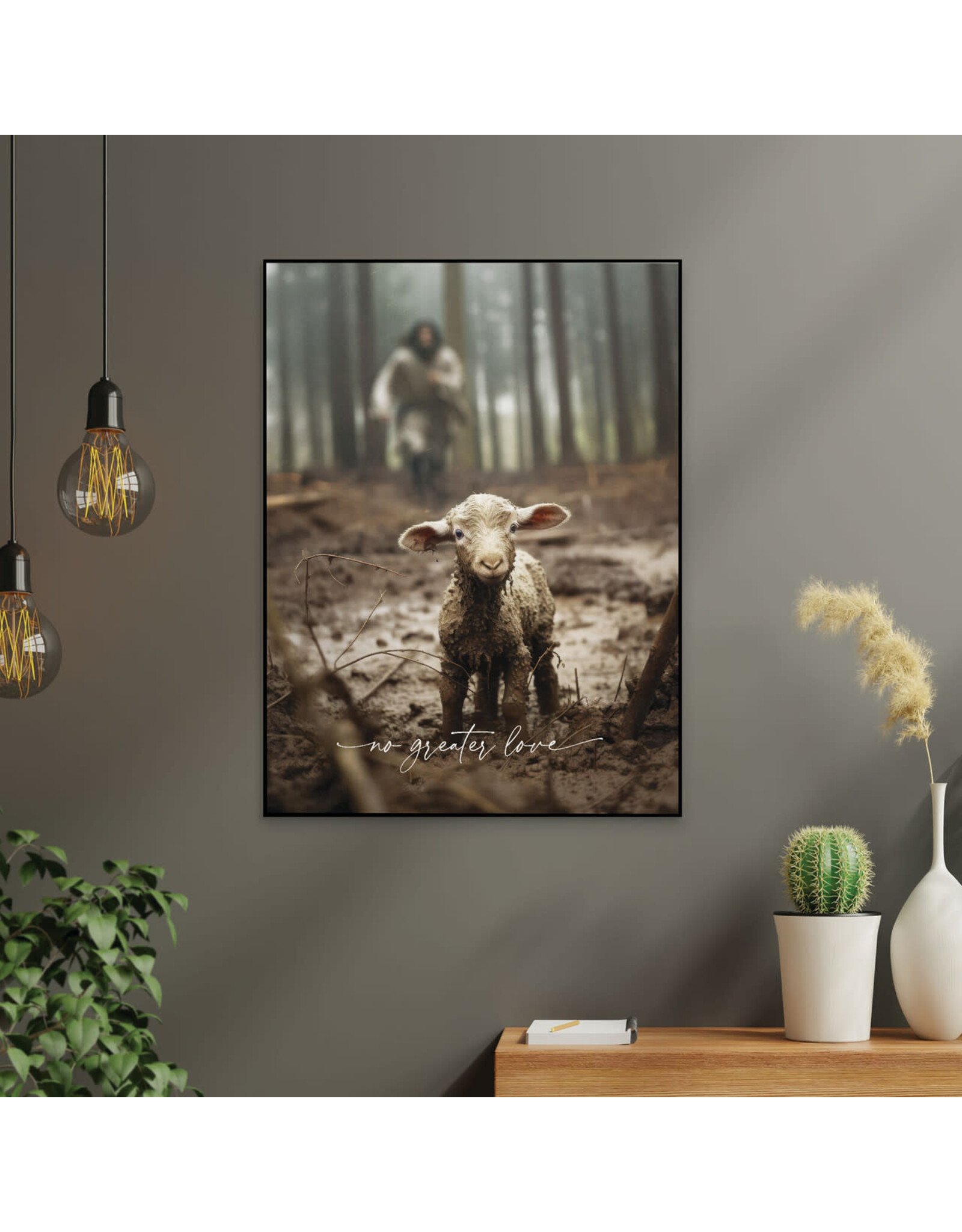 P Graham Dunn I Am Found Collection Art Print - Lamb