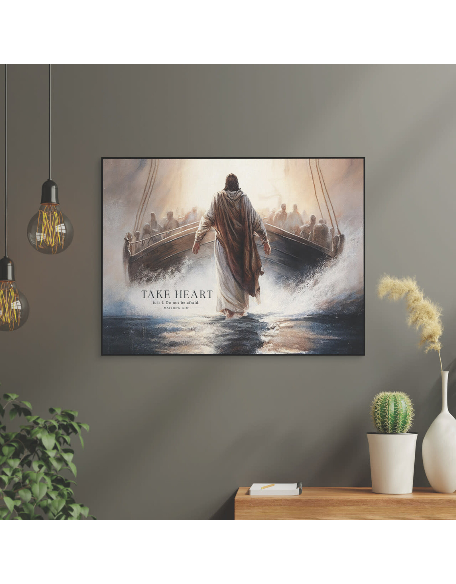 P Graham Dunn Foundations of Faith Collection Art Print - Take Heart It Is