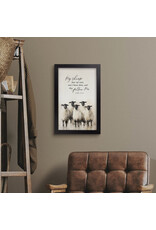P Graham Dunn Framed Art - My Sheep Hear My Voice