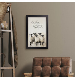P Graham Dunn Framed Art - My Sheep Hear My Voice