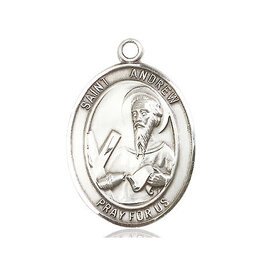 Bliss St. Andrew the Apostle Medal - Oval, Sterling Silver (1")