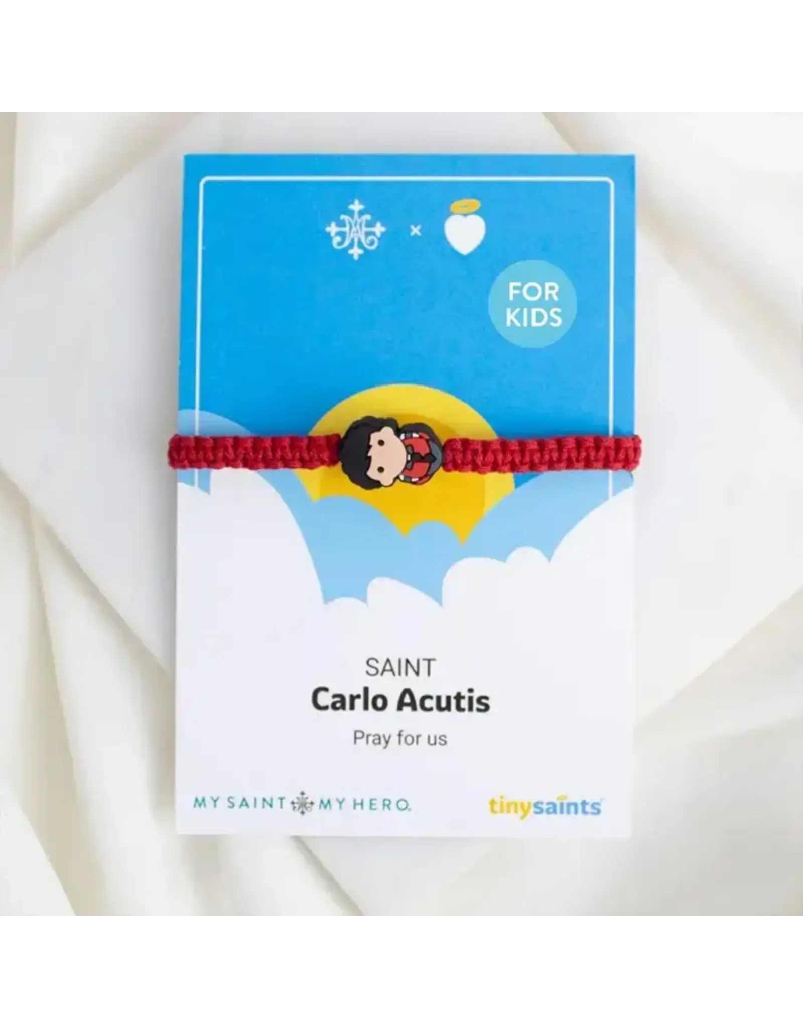 My Saint My Hero Tiny Saint Bracelet - St. Carlo Acutis for Kids