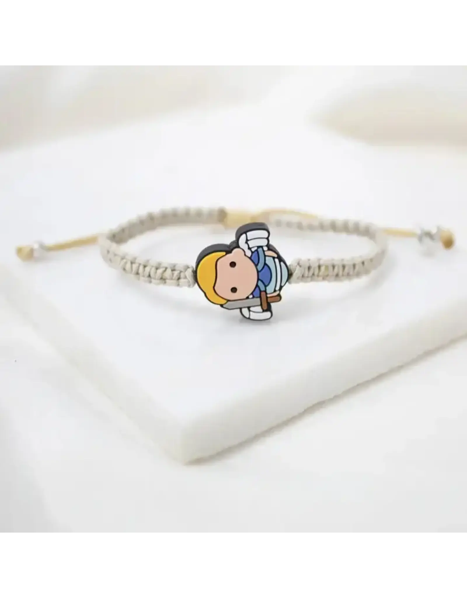 My Saint My Hero Tiny Saint Bracelet - St. Michael the Archangel for Kids