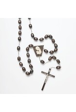 Roman 60" Brown Wood Wall Rosary