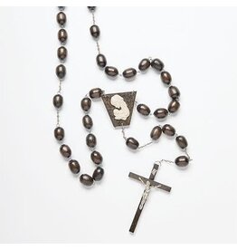 Roman 60" Brown Wood Wall Rosary