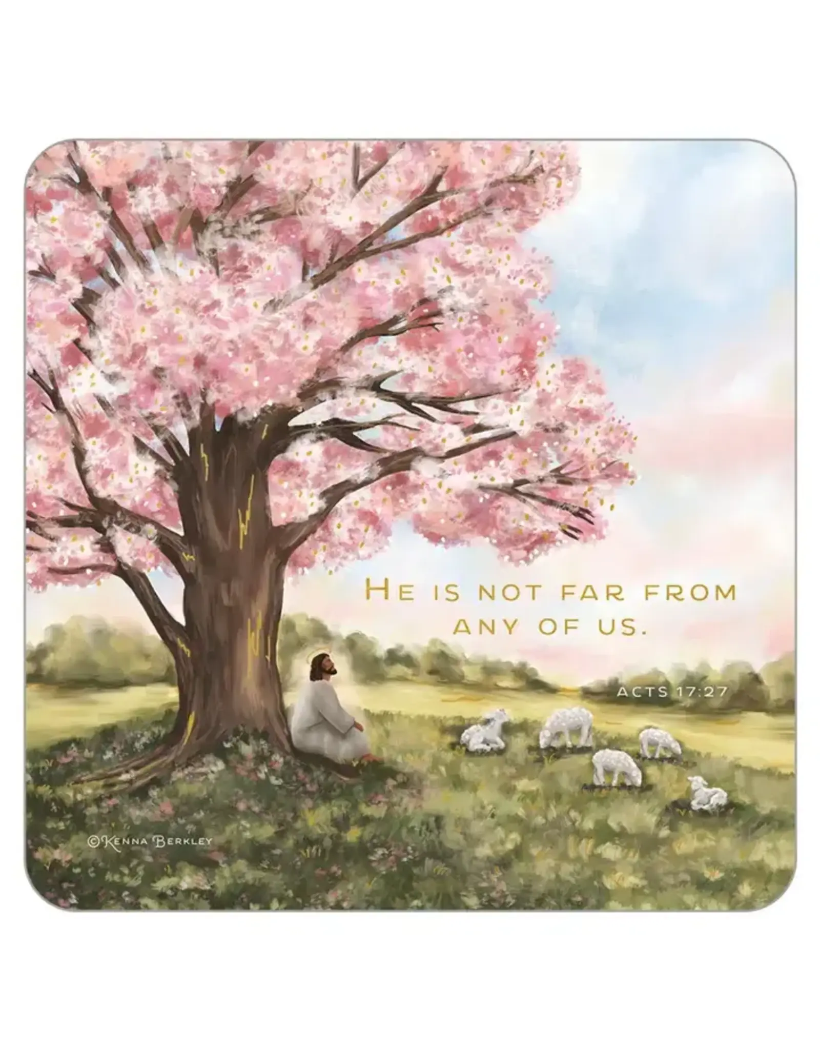 Legacy Publishing Coaster - Blossoms of Hope, with Foil