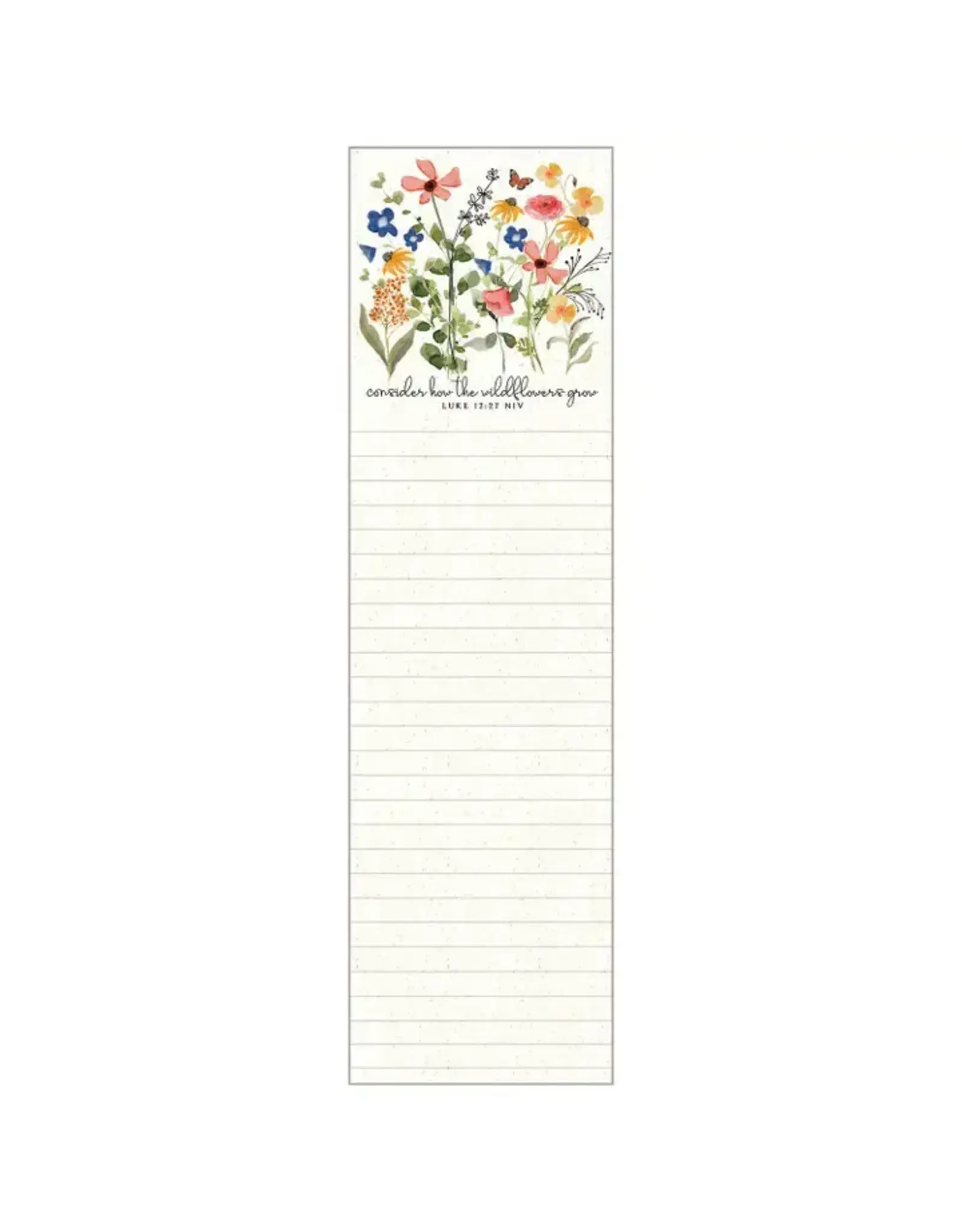 Legacy Publishing List Pad - Wildflowers