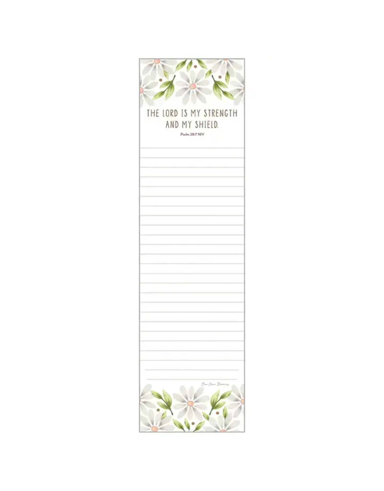 Legacy Publishing List Pad - Strength & Shield