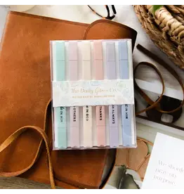 The Daily Grace Co. Bible Highlighter Set of 6, Muted Pastel