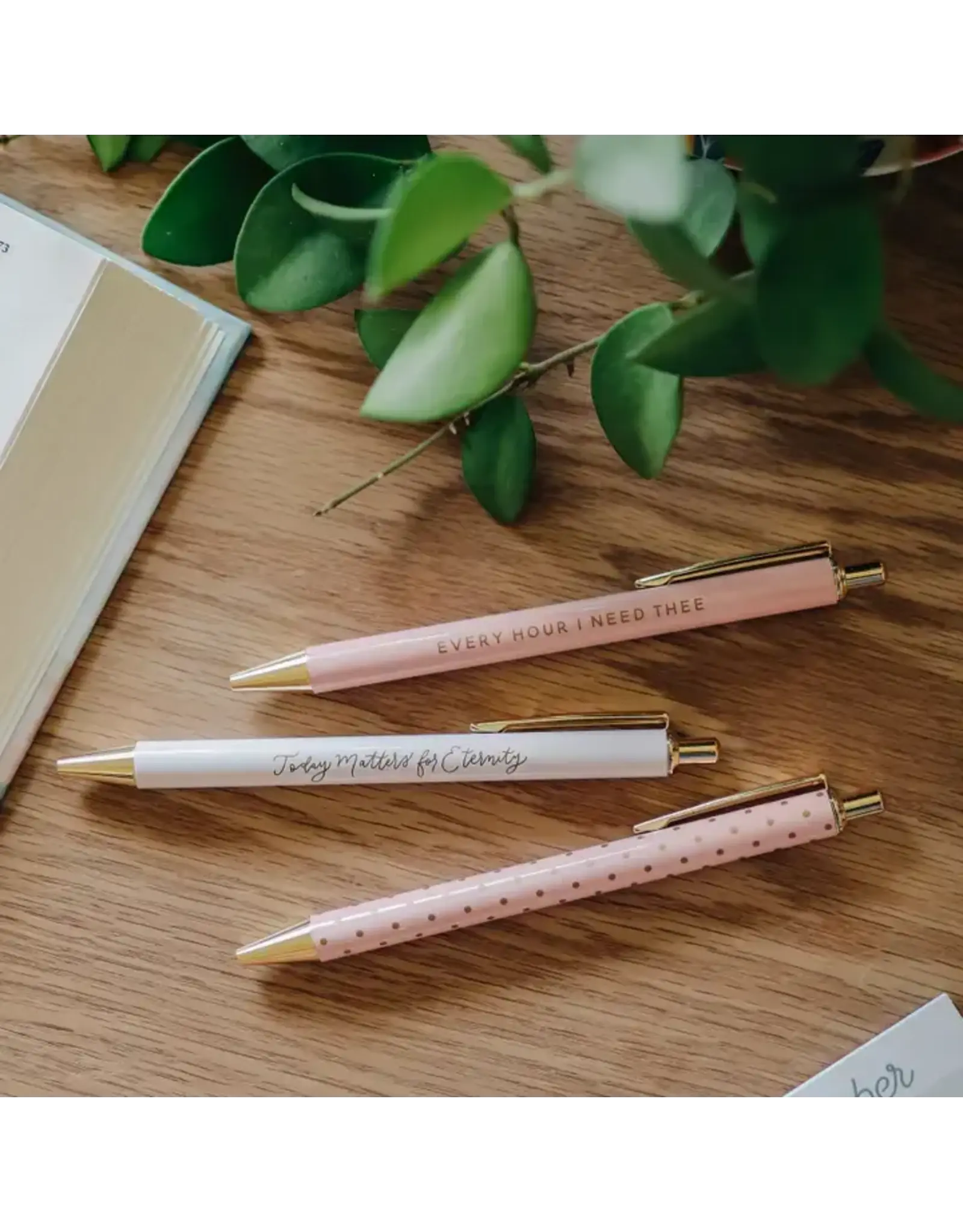 The Daily Grace Co. Pen Set of 3, Blush