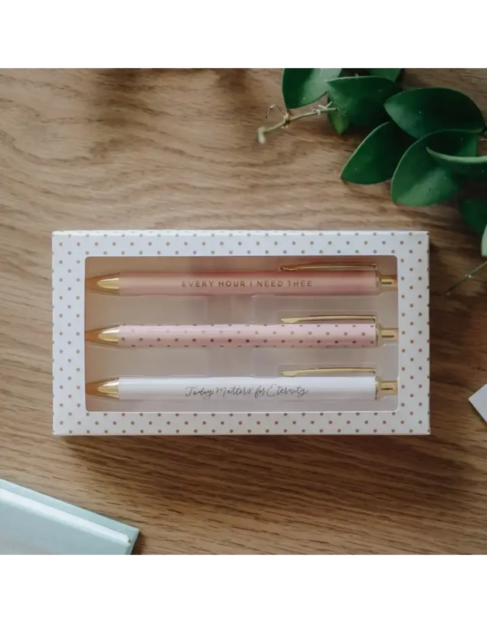 The Daily Grace Co. Pen Set of 3, Blush