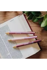 The Daily Grace Co. Pen Set of 3, Rose Tone